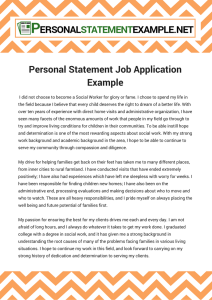 personal statement writer