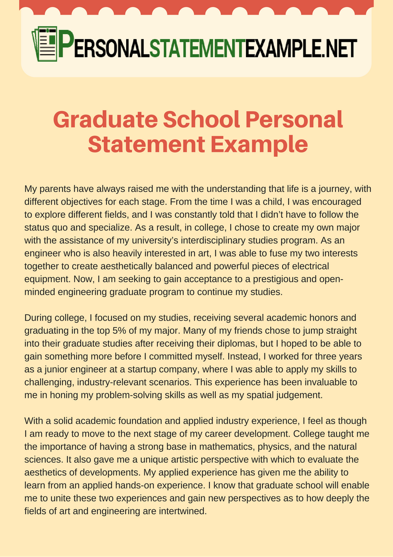 Personal statement for phd samples