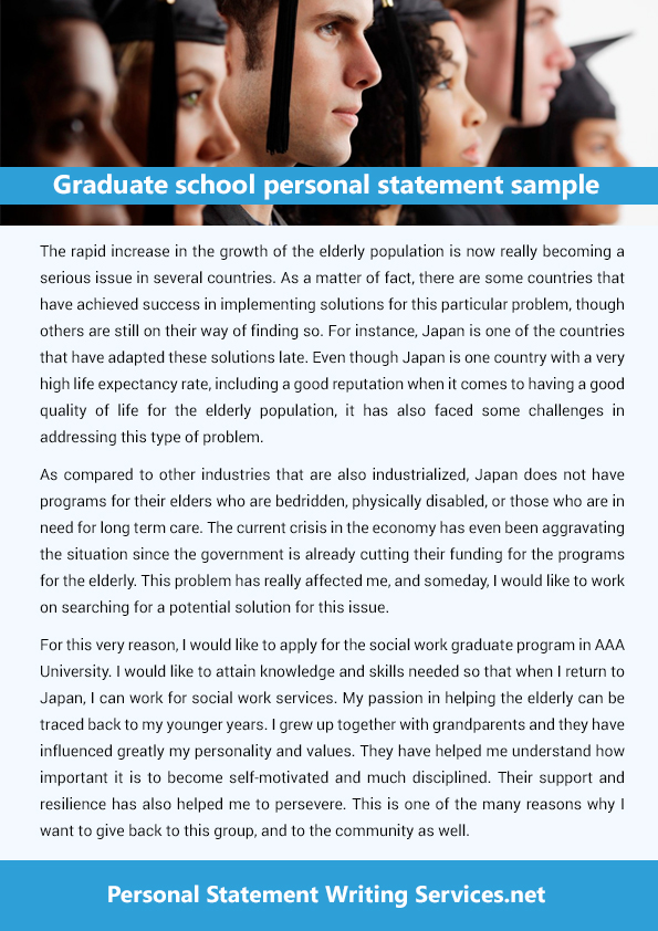 graduate school personal statement sample